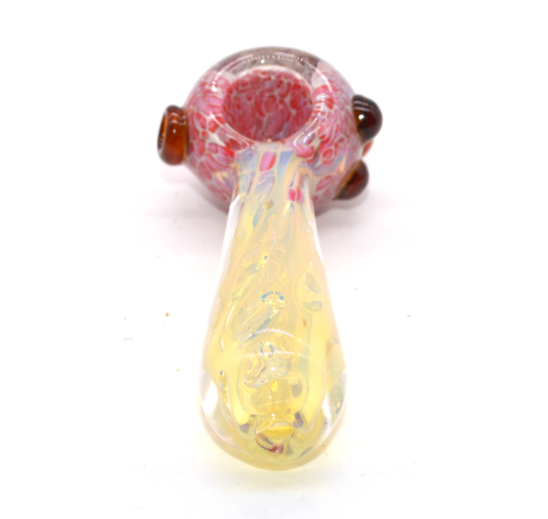 HAND PIPE | 3″ – Fumed Frit Cap